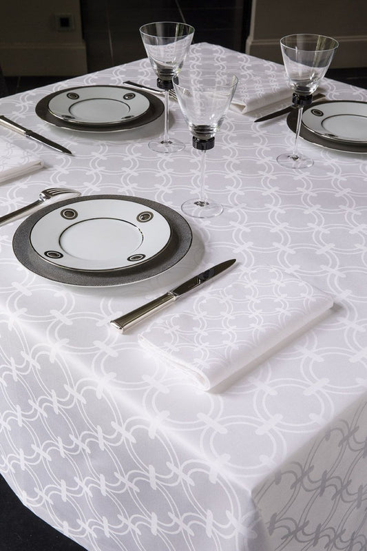 Anneaux - Cotton Tablecloths, Placemats & Napkins