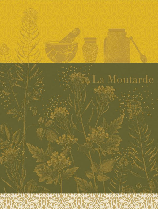 Moutarde en Fleurs - Cotton Tea Towel