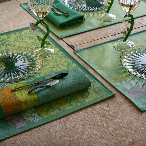 Coated Cottage Tablecloths & Placemats