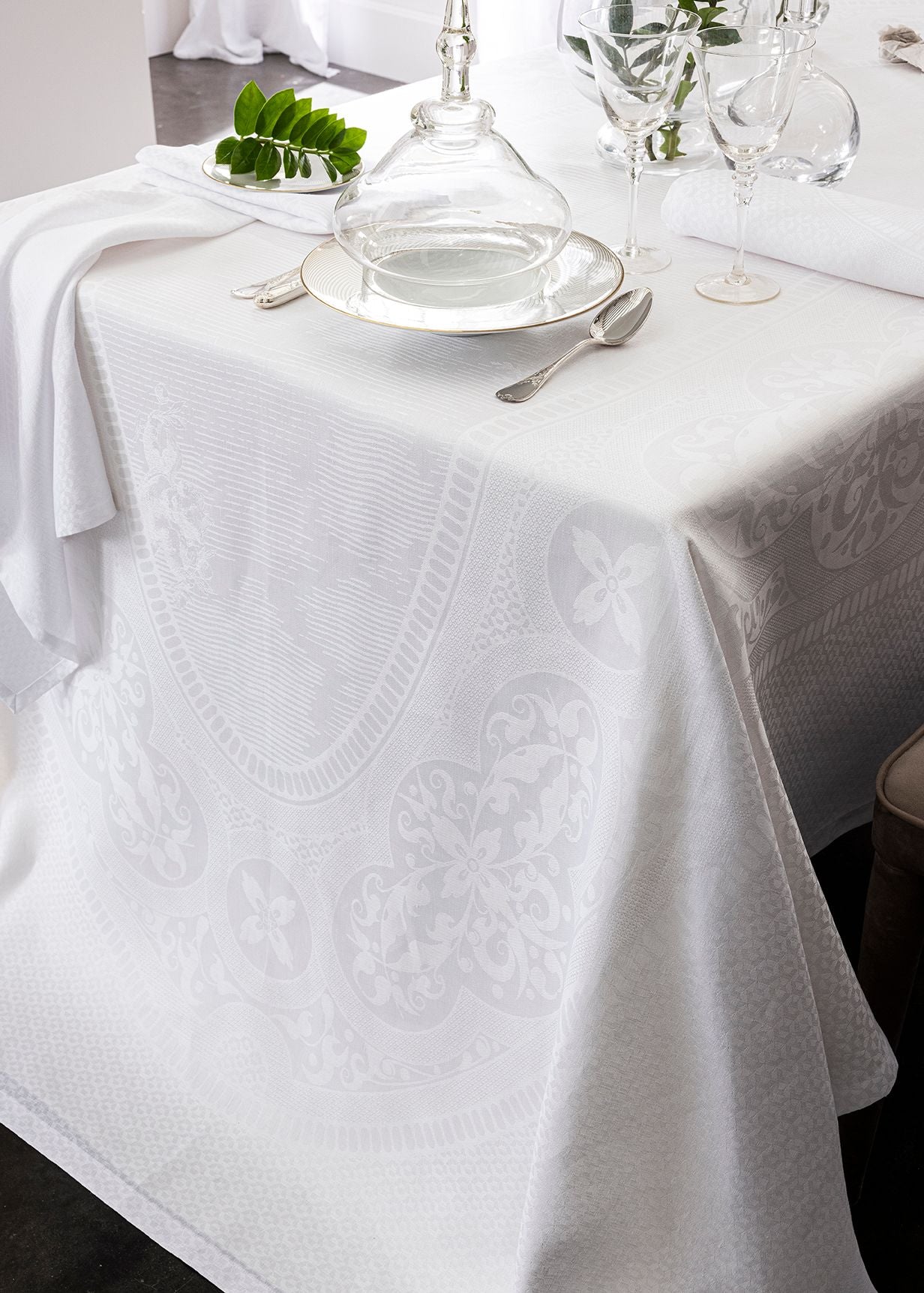 Evasion Céleste - Linen Tablecloth, Placemats, Napkins & Runner