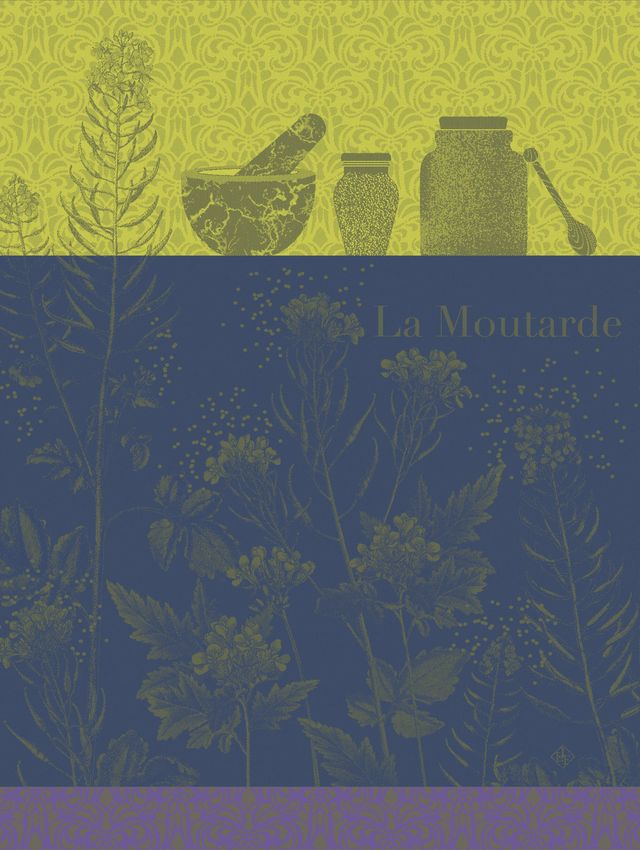 Moutarde en Fleurs - Cotton Tea Towel