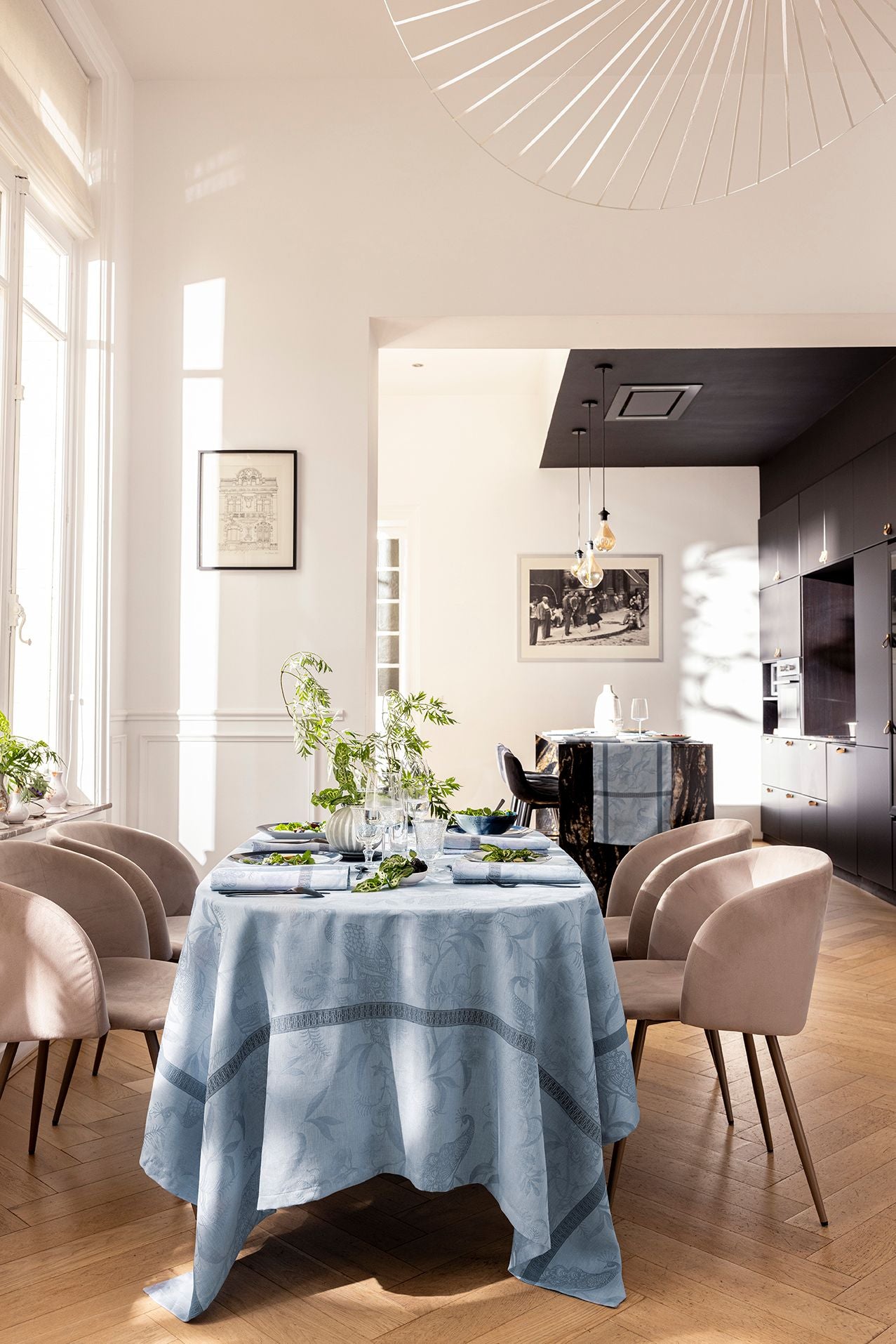 A l'Orangerie - Linen Tablecloth, Placemats, Napkins & Runners