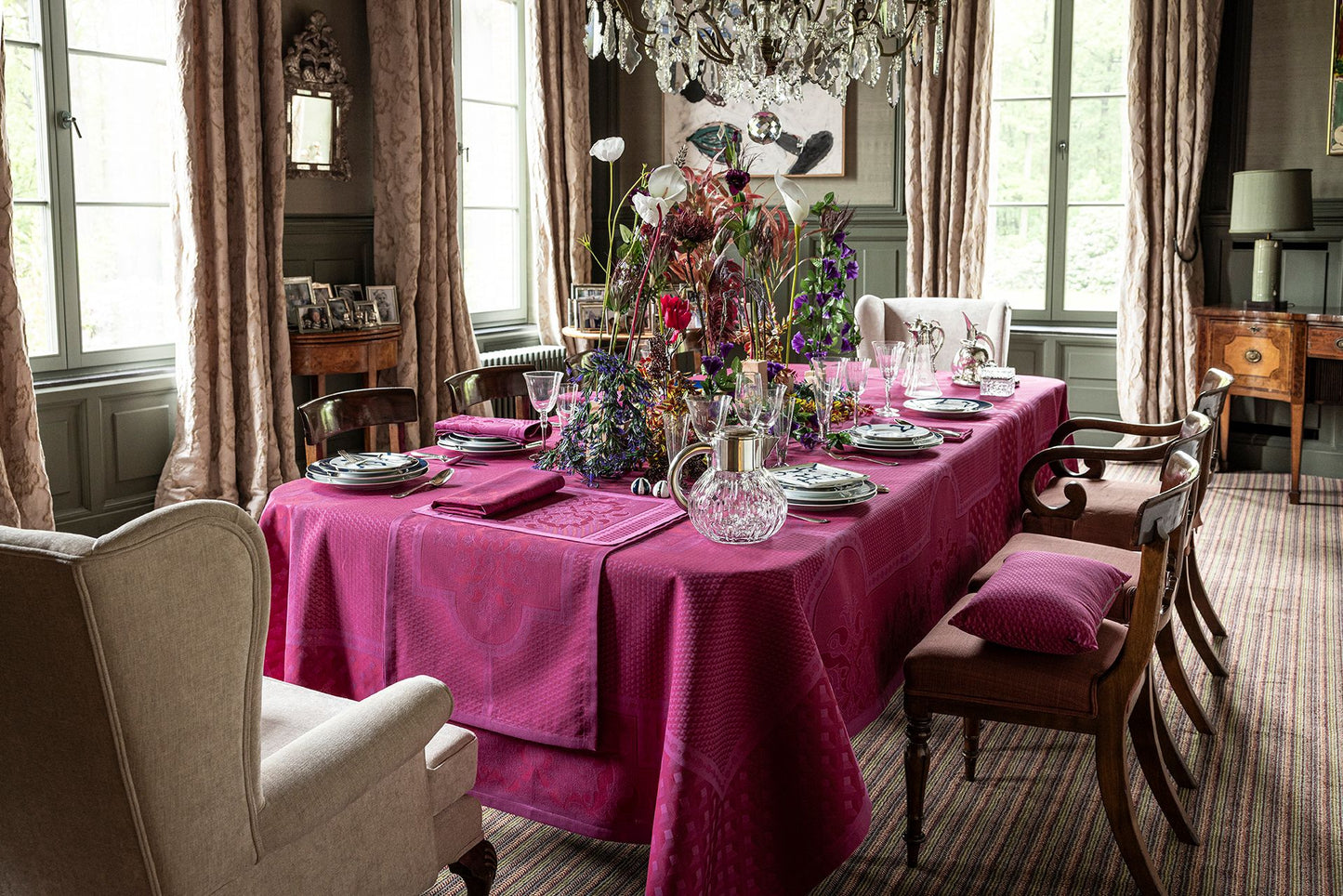 Palais Venitien - Cotton Tablecloth, Placemats, Napkins & Runners