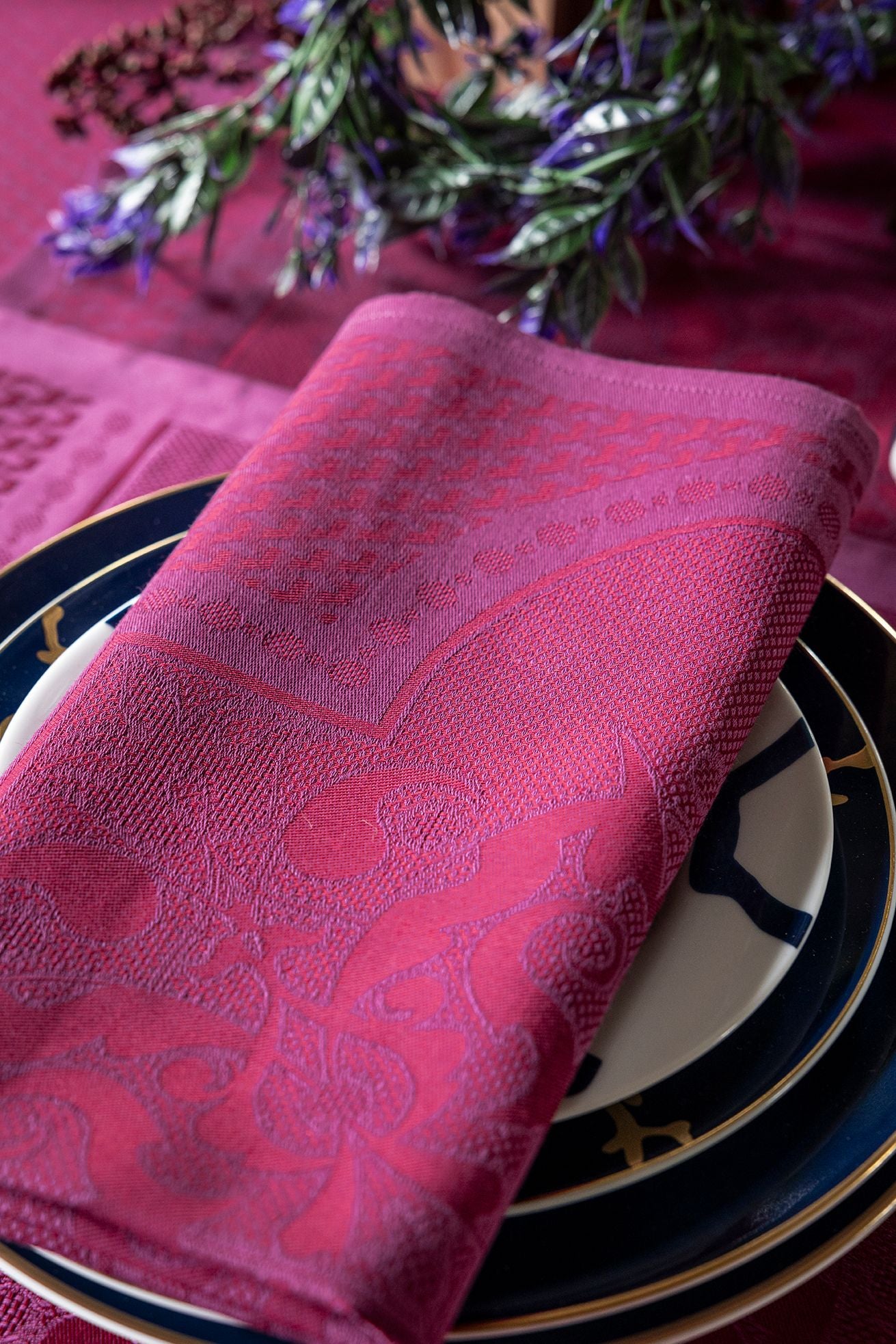 Palais Venitien - Cotton Tablecloth, Placemats, Napkins & Runners