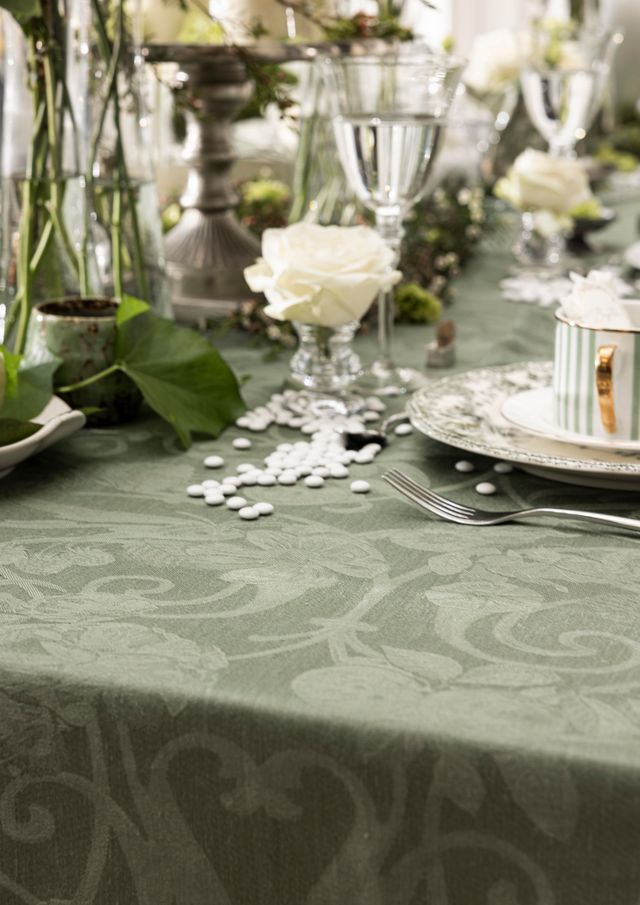 Tivoli - Linen Tablecloth, Runner, Placemats & Napkins