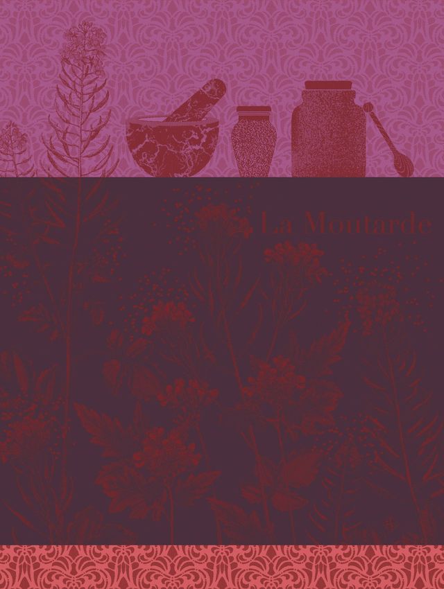 Moutarde en Fleurs - Cotton Tea Towel