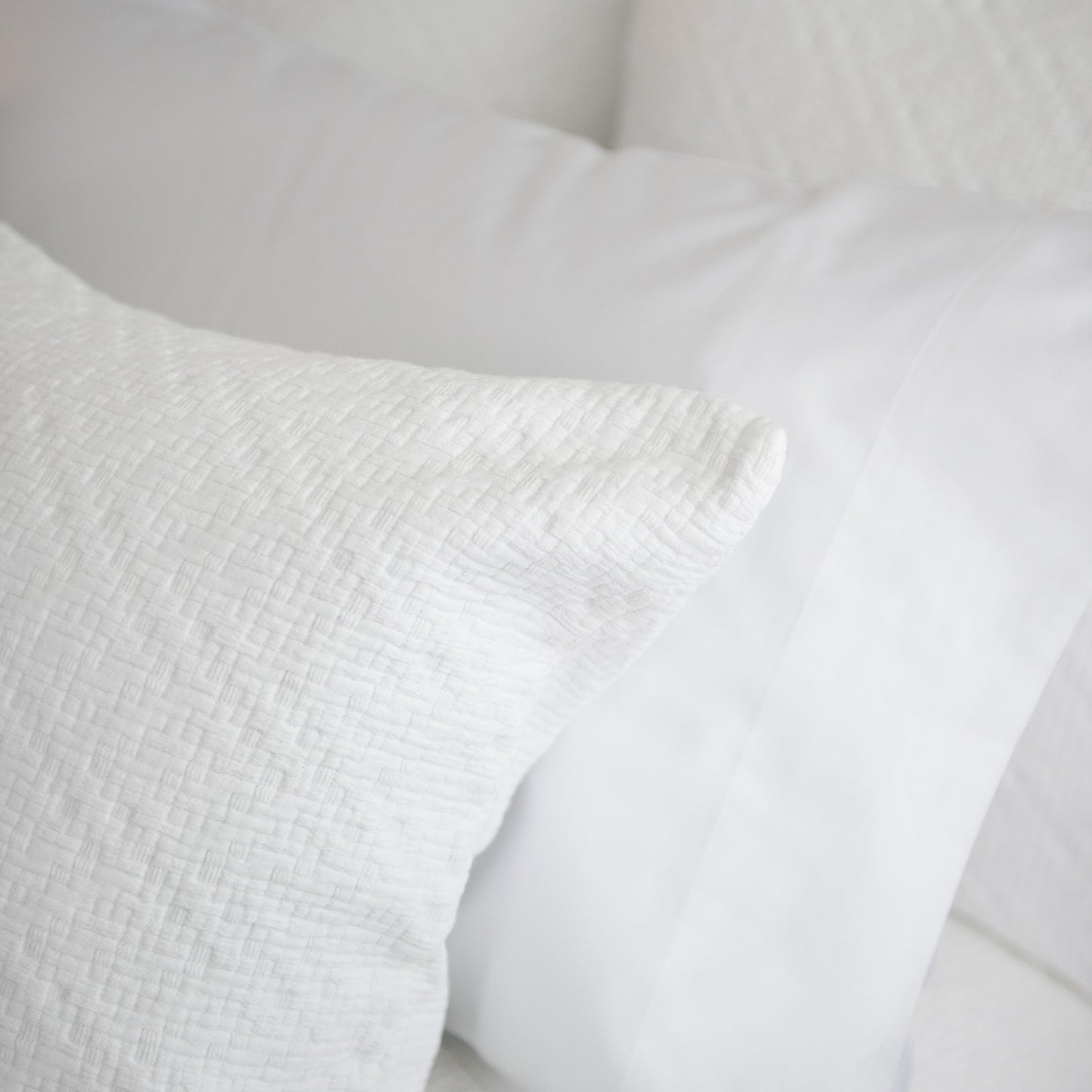 Rochelle Cotton Matelassé Coverlets, Shams & Throws