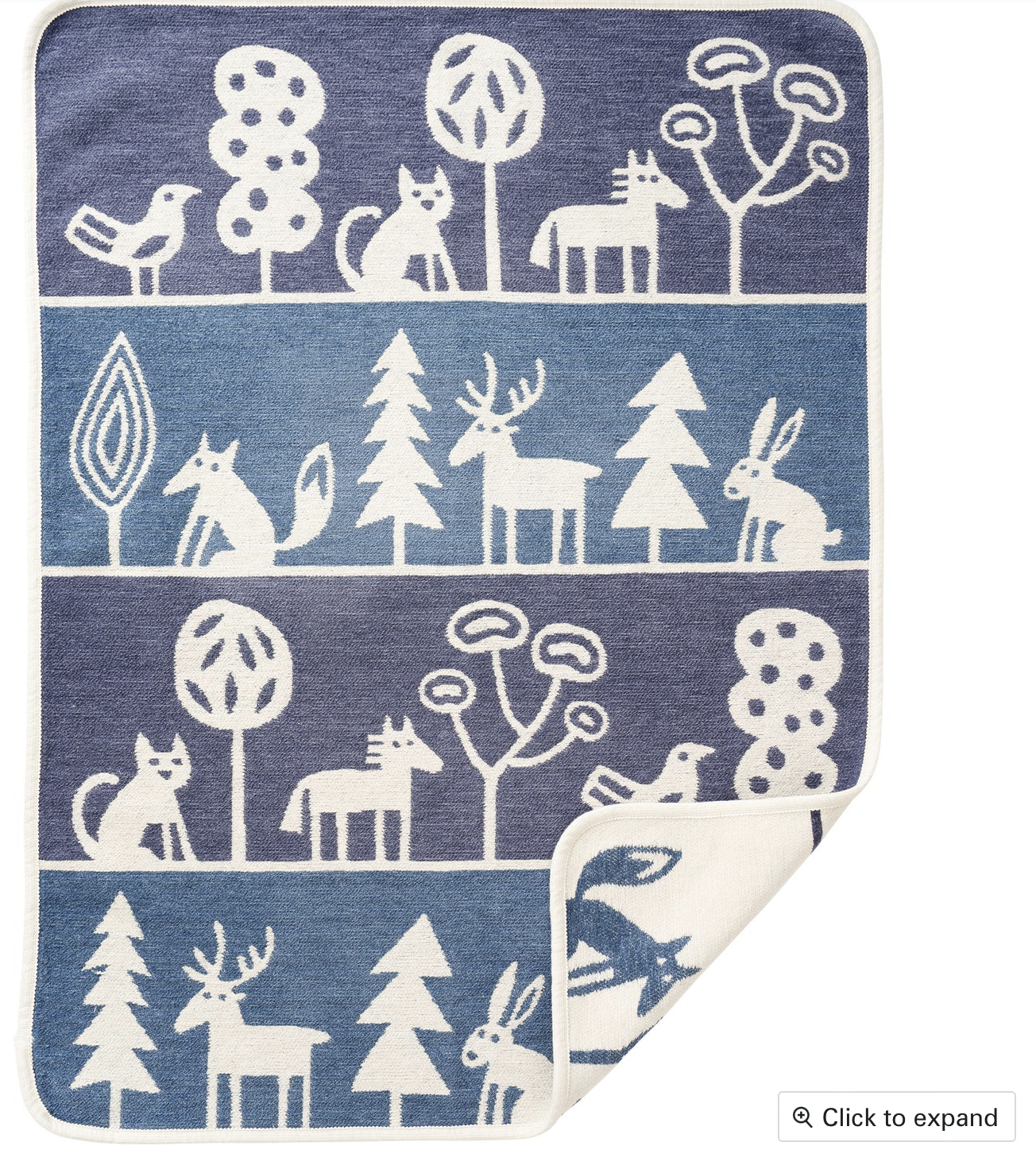 Organic Cotton Baby Blankets - Wildlife