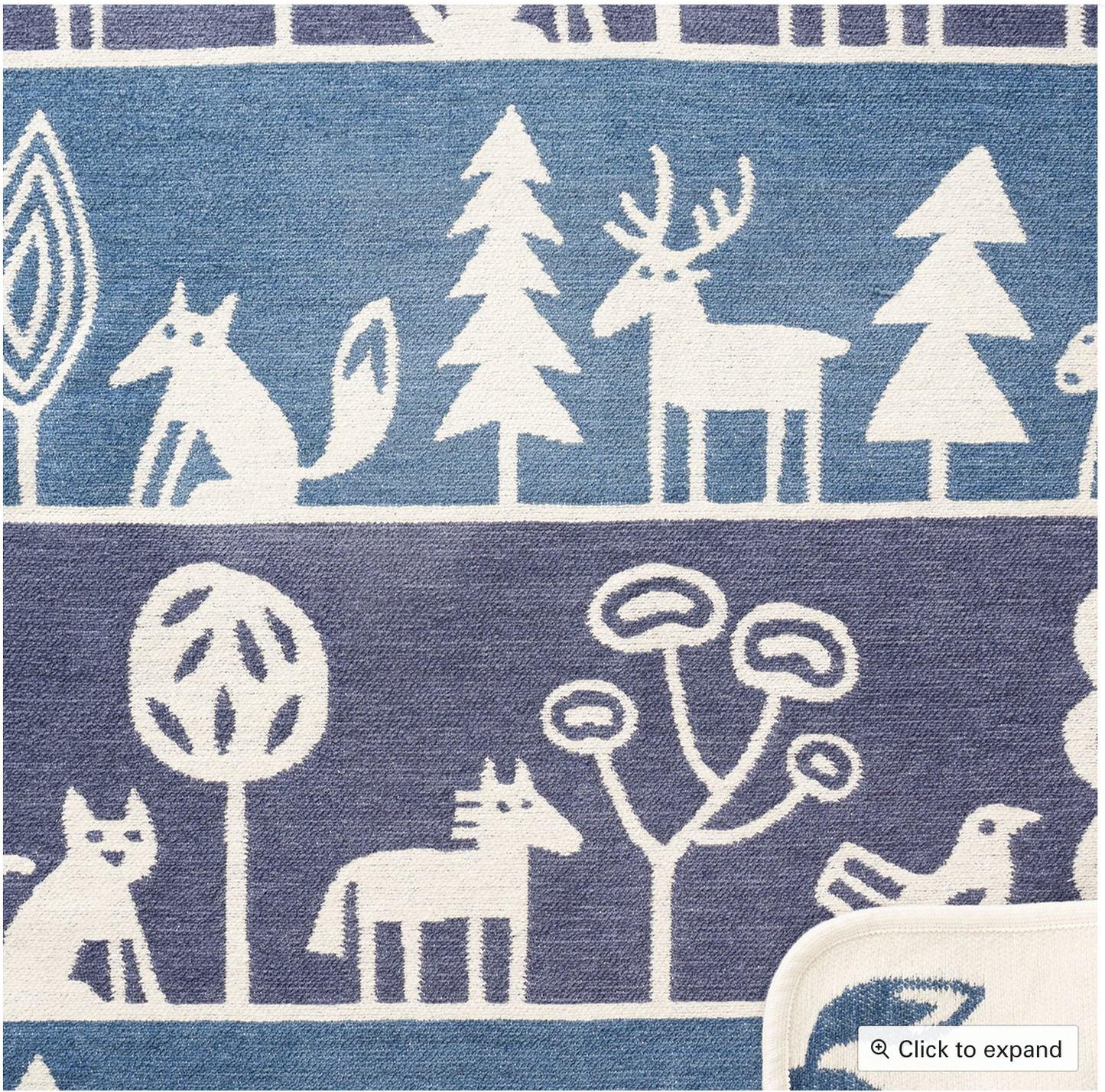 Organic Cotton Baby Blankets - Wildlife
