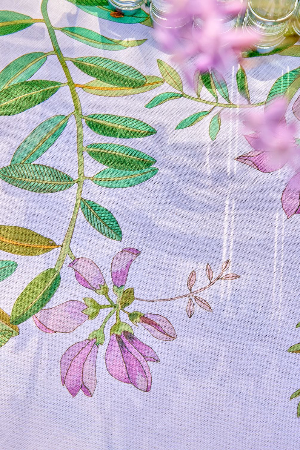 Pois de Senteur - Linen/Cotton Tablecloths, Napkins & Runners