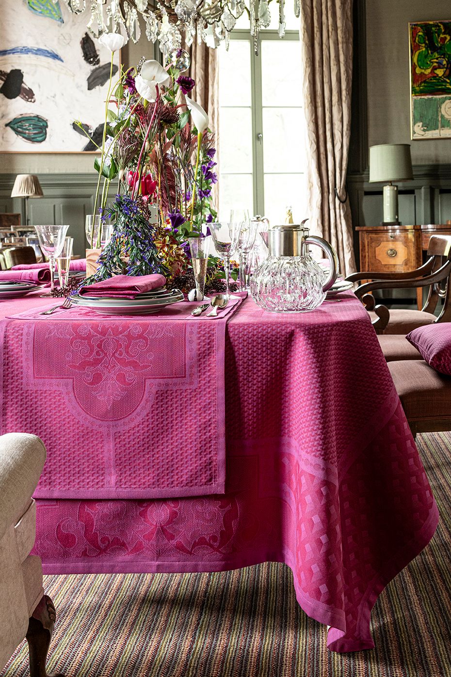 Palais Venitien - Cotton Tablecloth, Placemats, Napkins & Runners