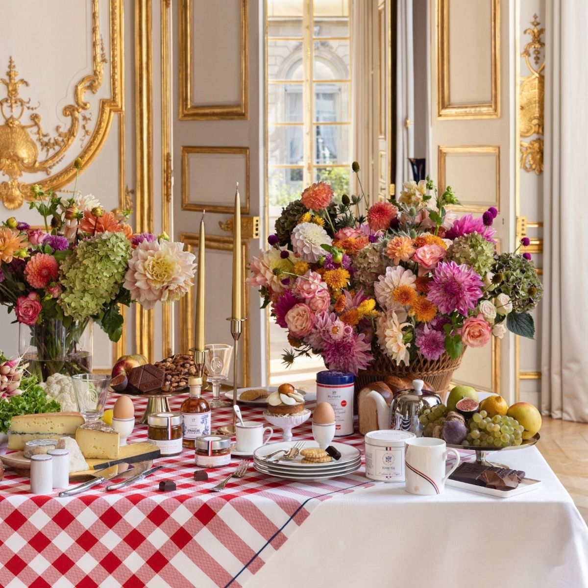 Bistrot Français - Cotton Tablecloth, Placemats, Napkins & Runner