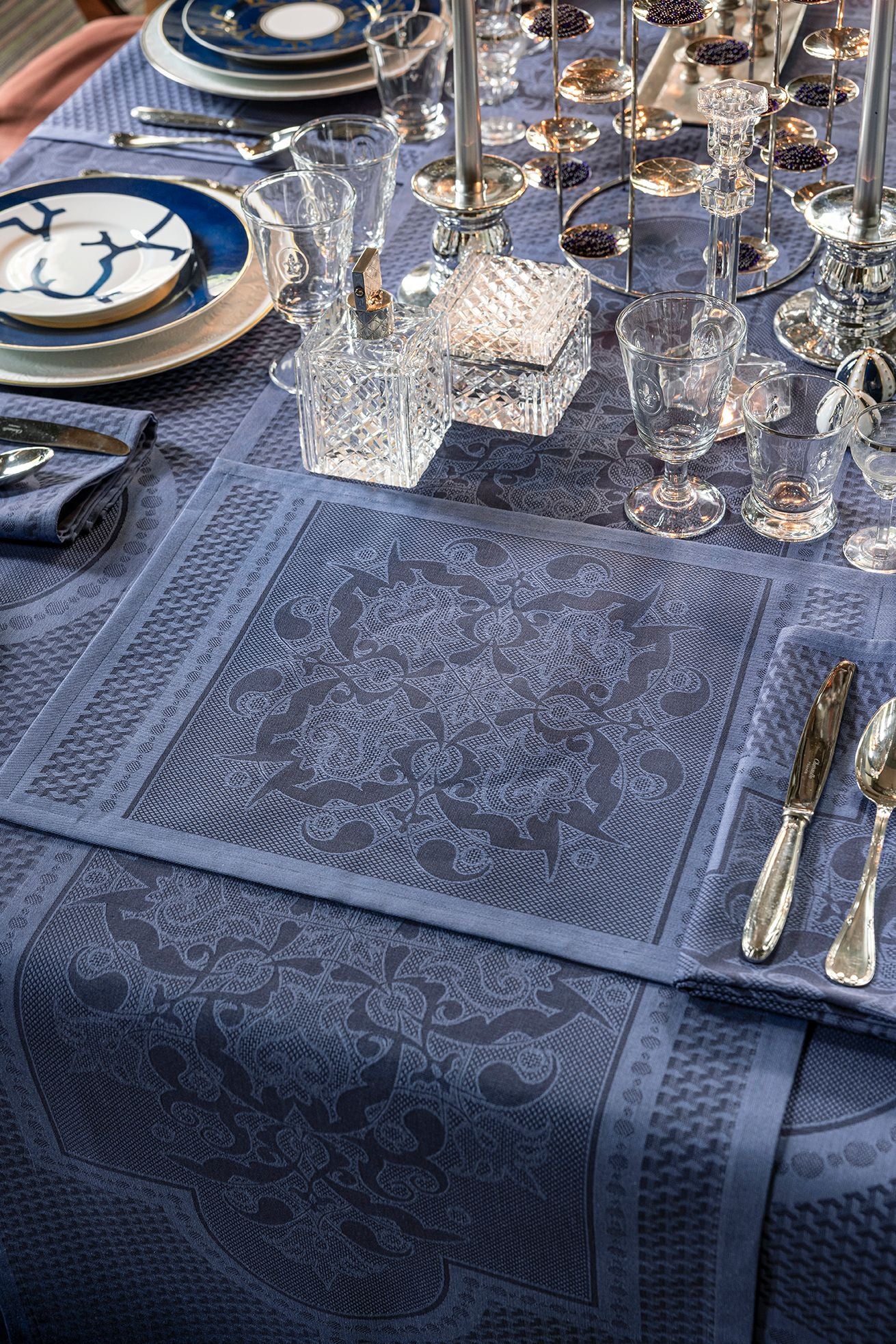 Palais Venitien - Cotton Tablecloth, Placemats, Napkins & Runners