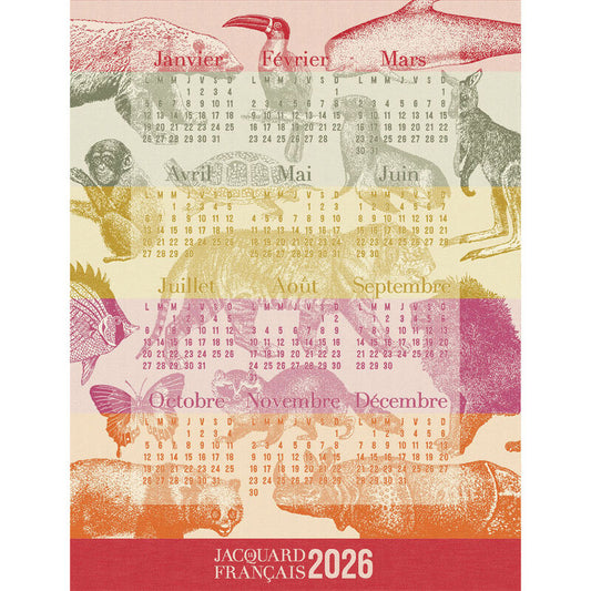 2026 Calendar Cotton Tea Towel - Limited Edition