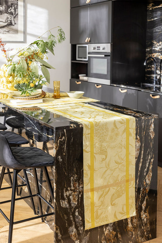 A l'Orangerie - Linen Tablecloth, Placemats, Napkins & Runners