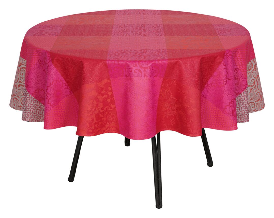 Fleurs de Kyoto Coated Tablecloth, Placemats & Napkins