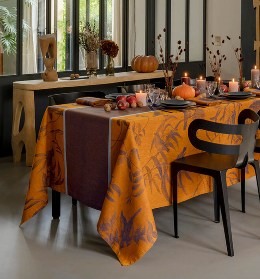 Voliere - Linen Tablecloth, Placemats & Napkins