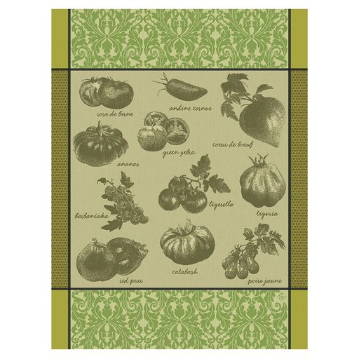 Green Tomates Etc. - Cotton Tea Towel