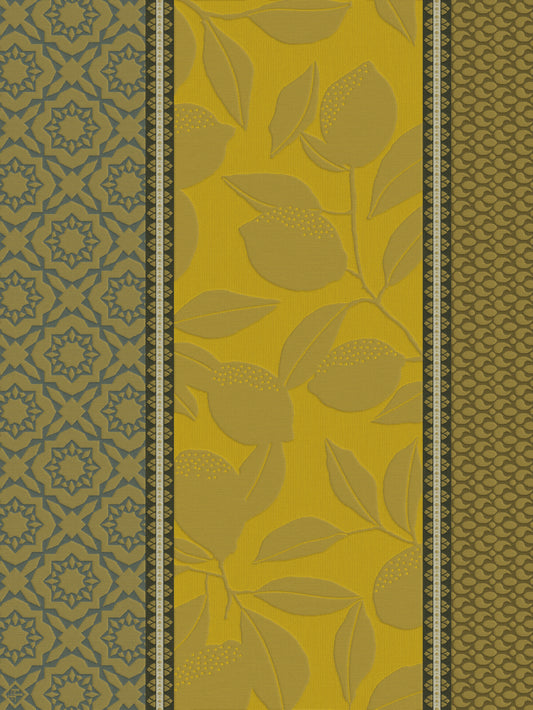Sous Les Citronniers - Yellow Cotton Tea Towel