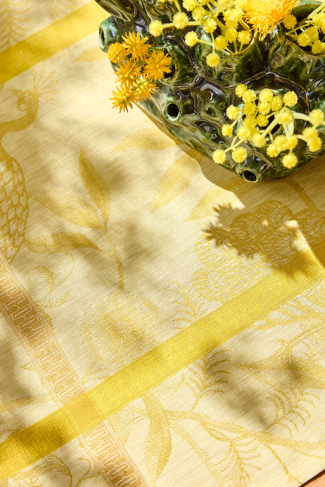 A l'Orangerie - Linen Tablecloth, Placemats, Napkins & Runners