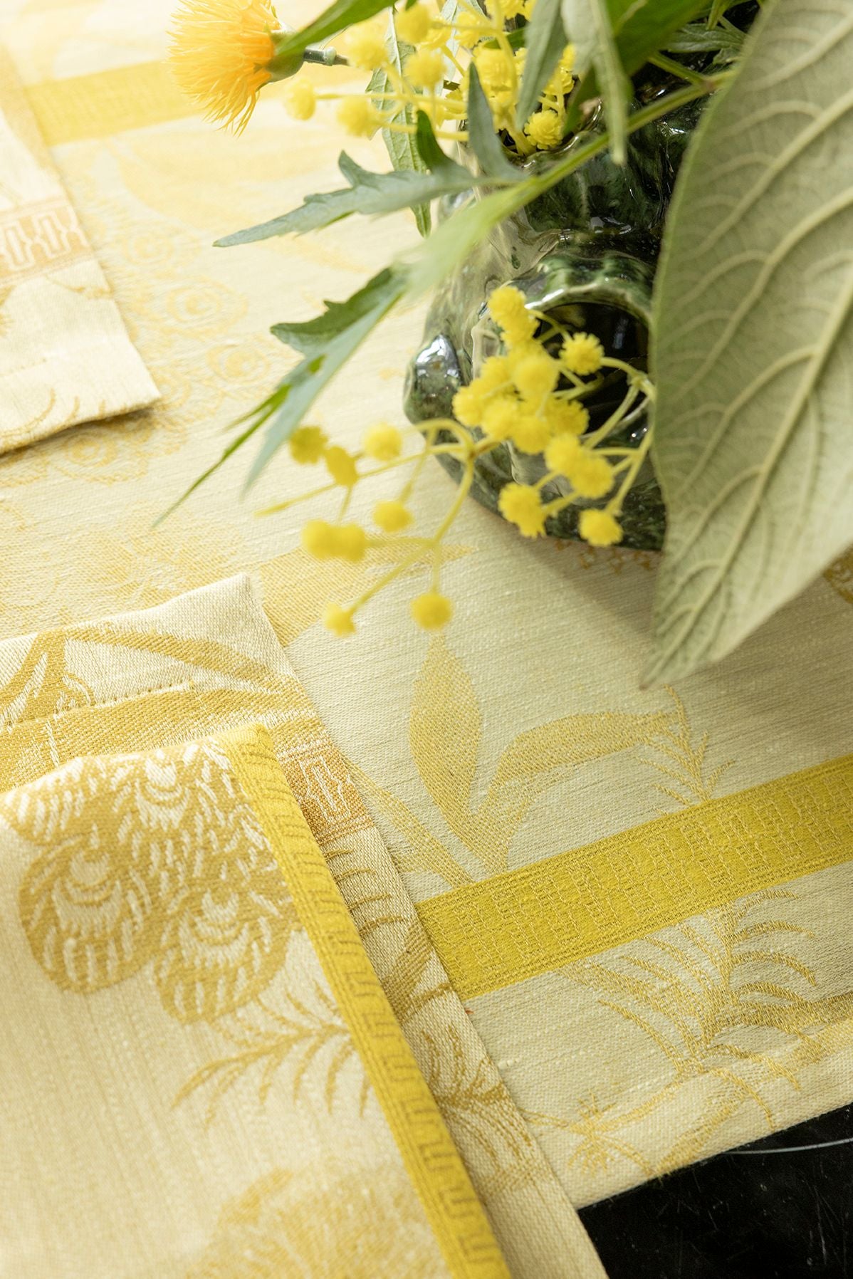 A l'Orangerie - Linen Tablecloth, Placemats, Napkins & Runners