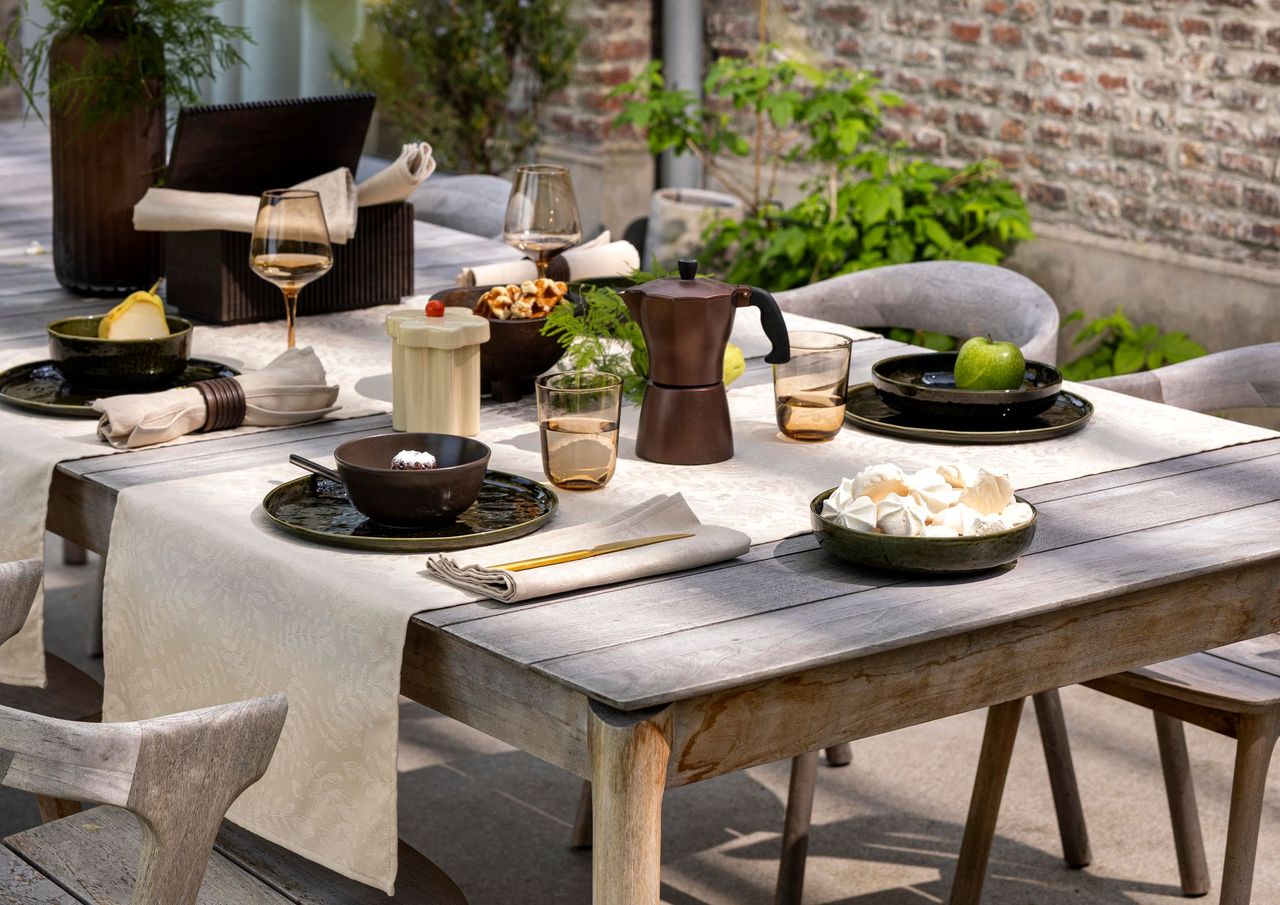 Vegetal Mood - Coated Cotton Tablecloths & Placemats