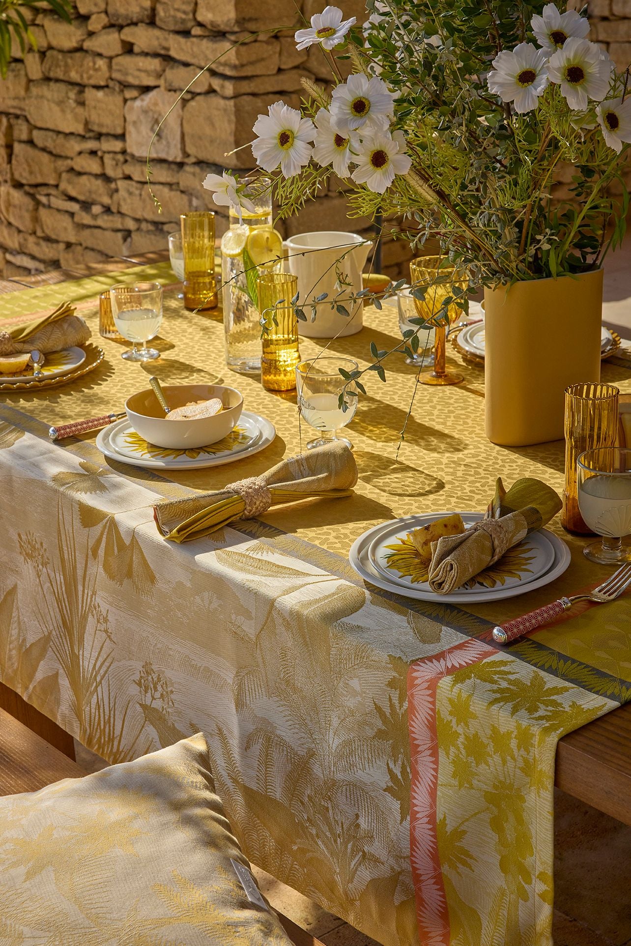 Sinharaja - Cotton Tablecloth, Placemats, Napkins & Runners