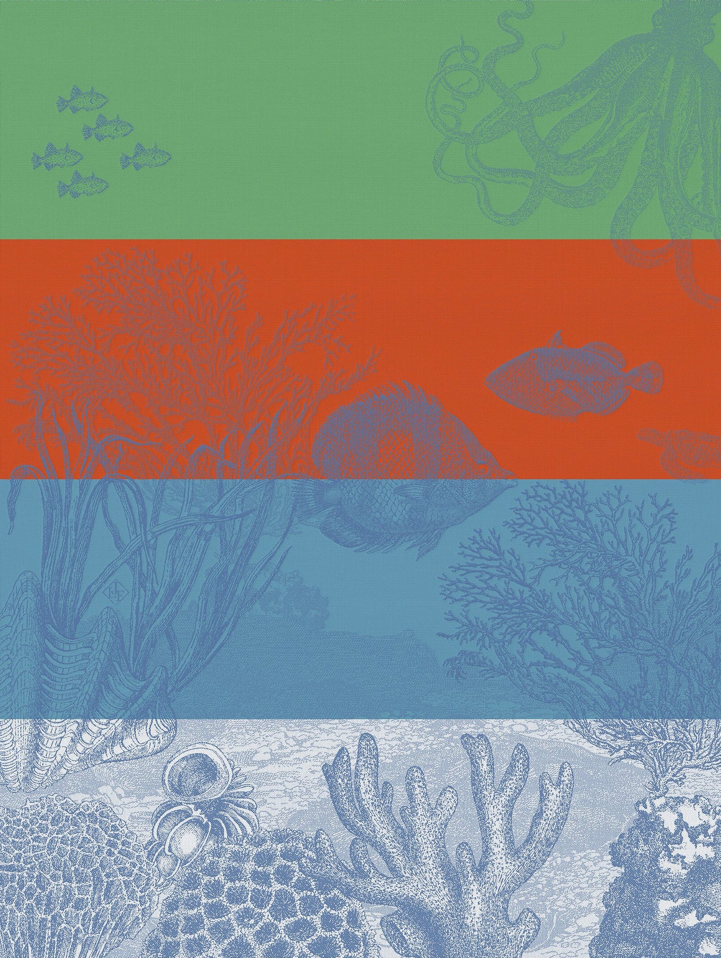 Sous L'Ocean - Cotton Tea Towel