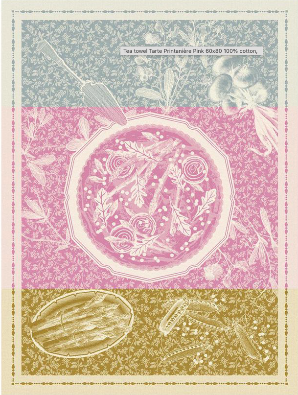 Tarte Printaniere - Cotton Tea Towel