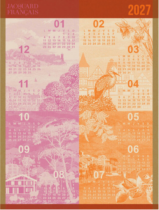 2027 Calendar - Cotton Tea Towel (Limited Edition)