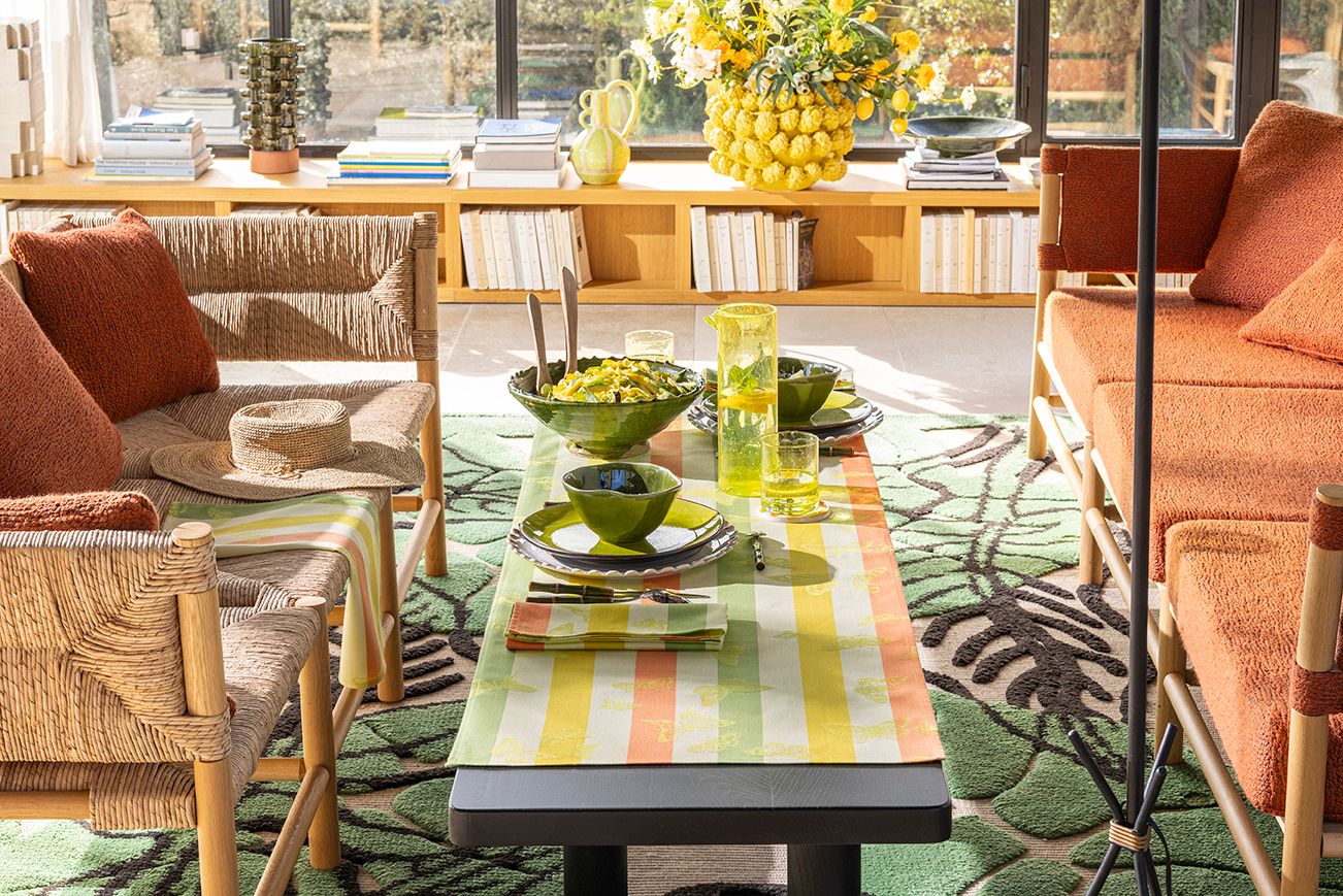 Bal des Papillons - Coated Cotton Tablecloths & Placemats