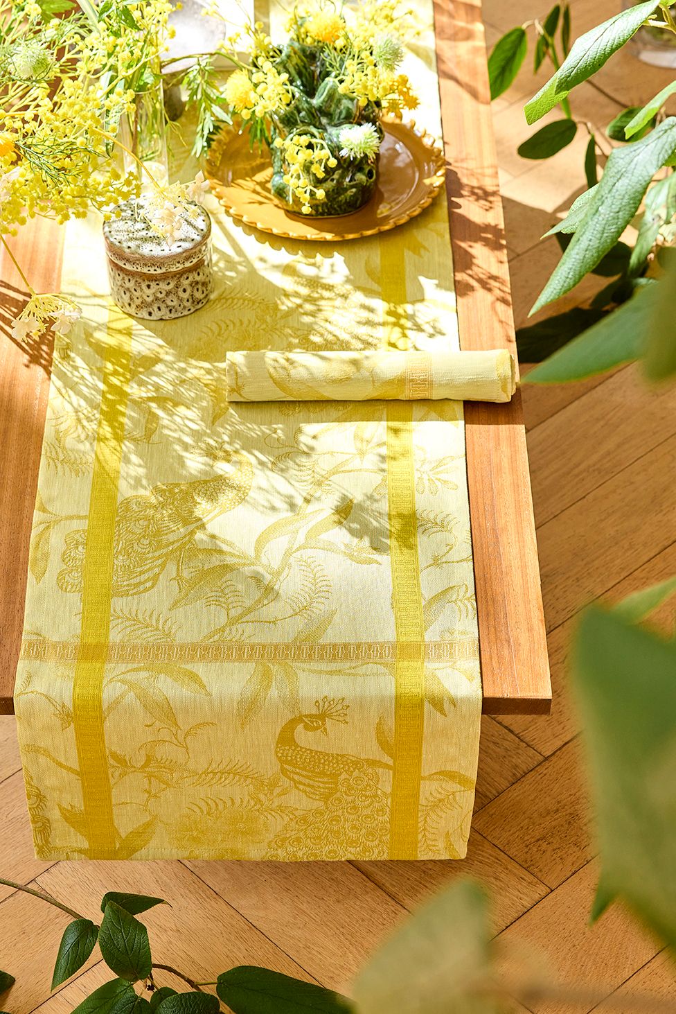 A l'Orangerie - Linen Tablecloth, Placemats, Napkins & Runners