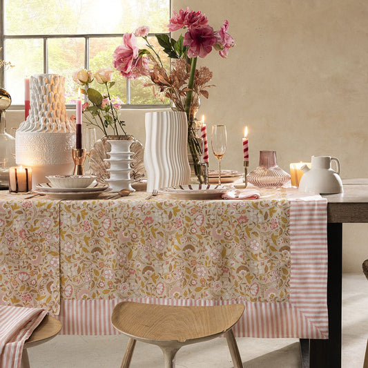 Boheme - Cotton and Linen Tablecloth, Napkins & Runner