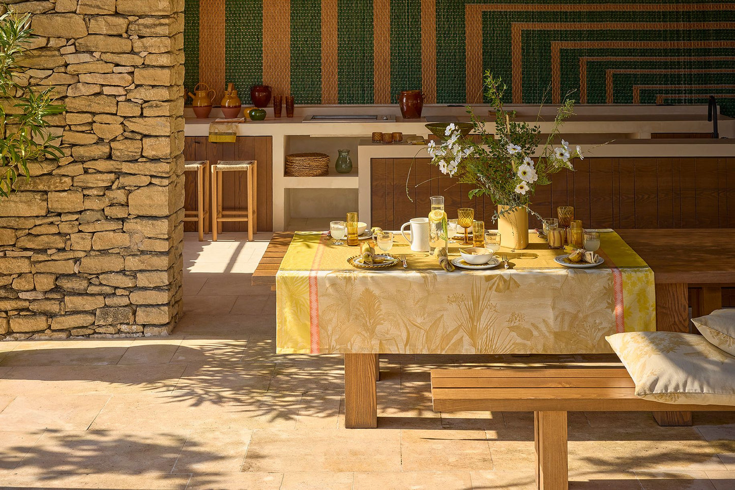 Sinharaja - Cotton Tablecloth, Placemats, Napkins & Runners