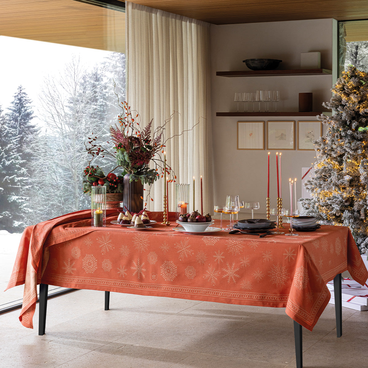 Ciel Étoilé - Cotton Tablecloths, Napkins, Placemats & Runners