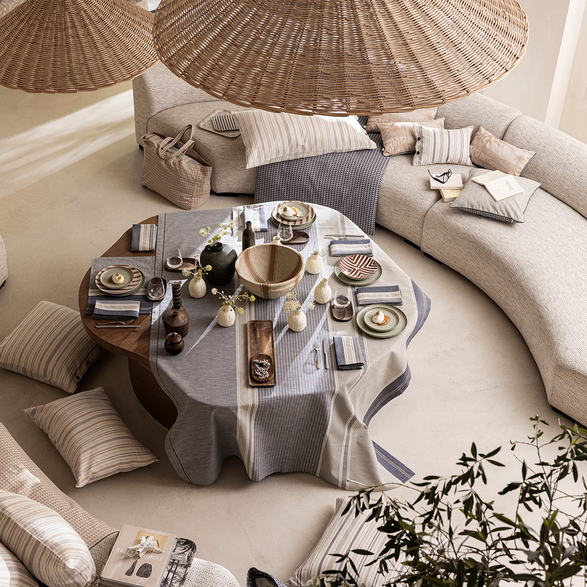 Dune - Cotton Tablecloths, Napkins & Runners