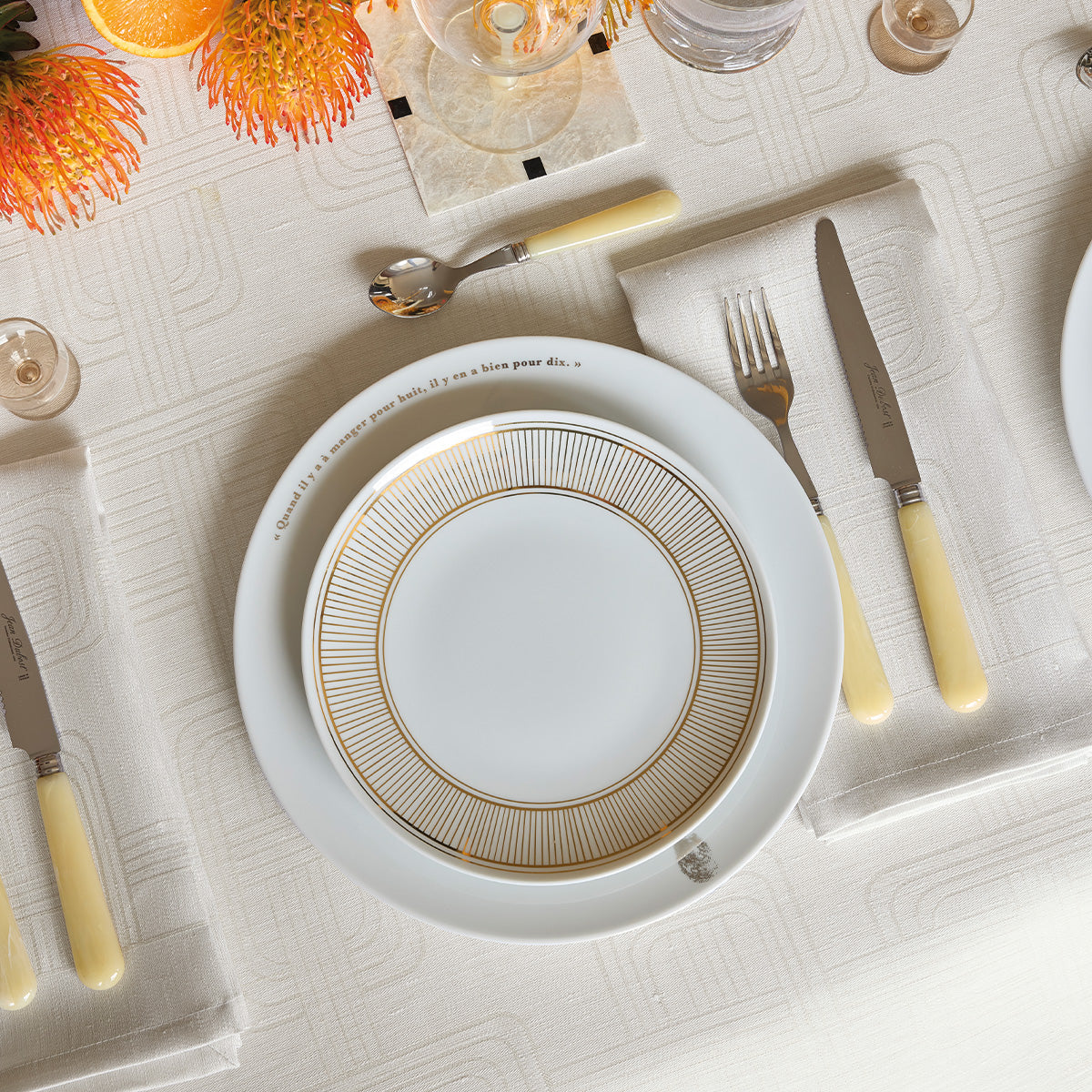 Hotel Particulier - Linen Tablecloths, Placemats, Napkins, Runners