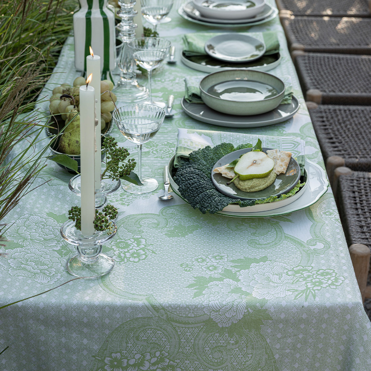 Promenade Imperiale - Cotton Tablecloths, Napkins & Runners