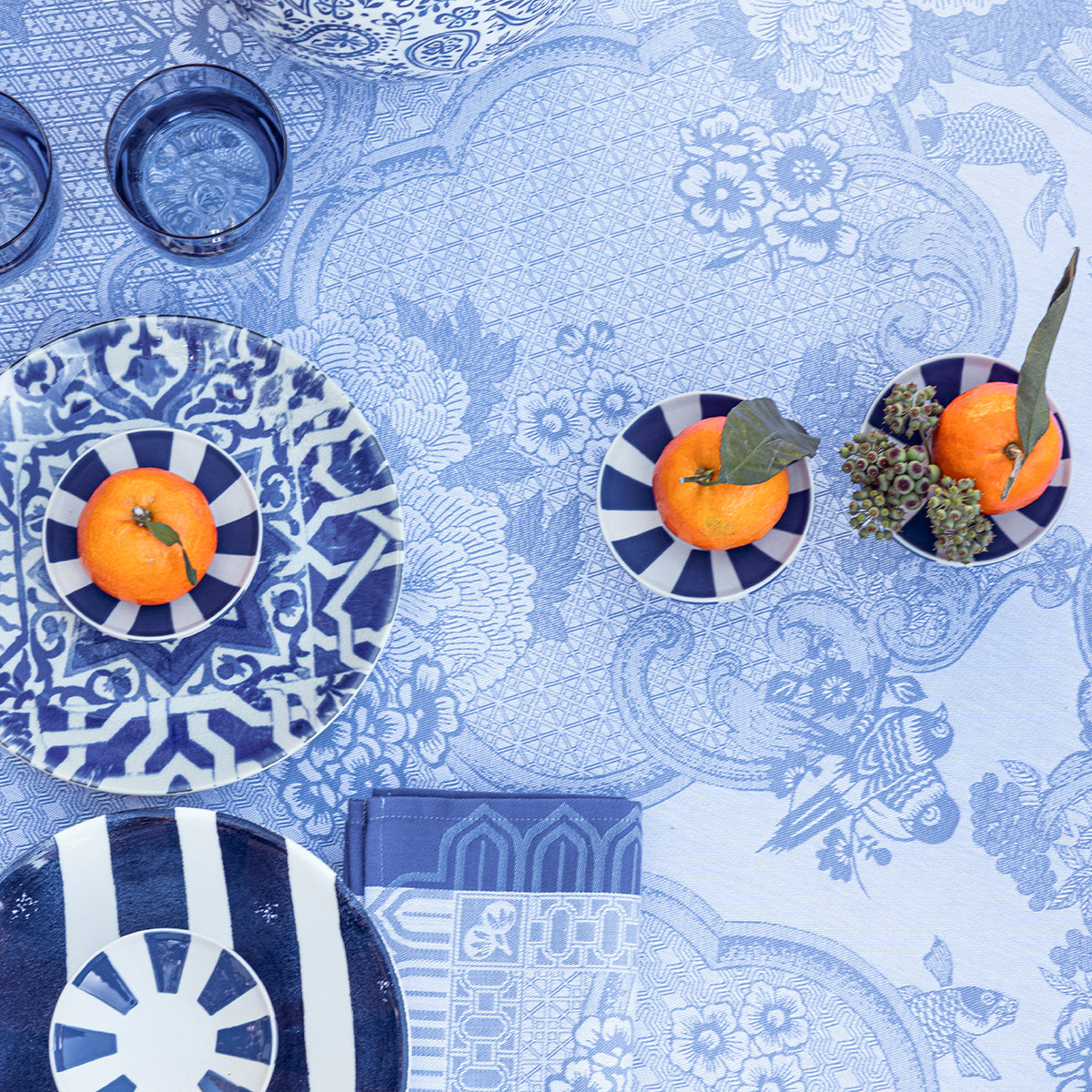 Promenade Imperiale - Cotton Tablecloths, Napkins & Runners
