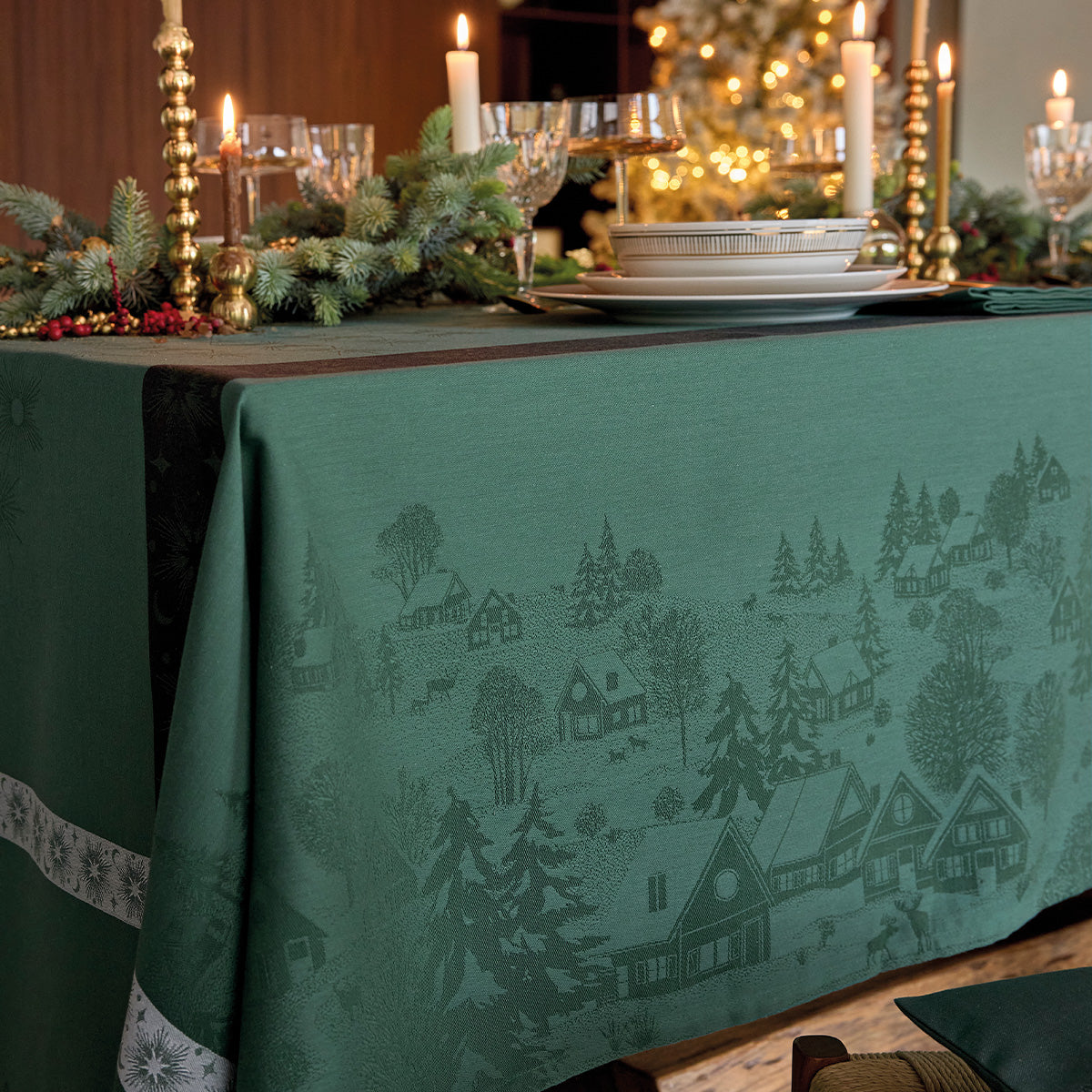 Sous les Étoiles - Cotton Tablecloths, Napkins, Placemats & Runners