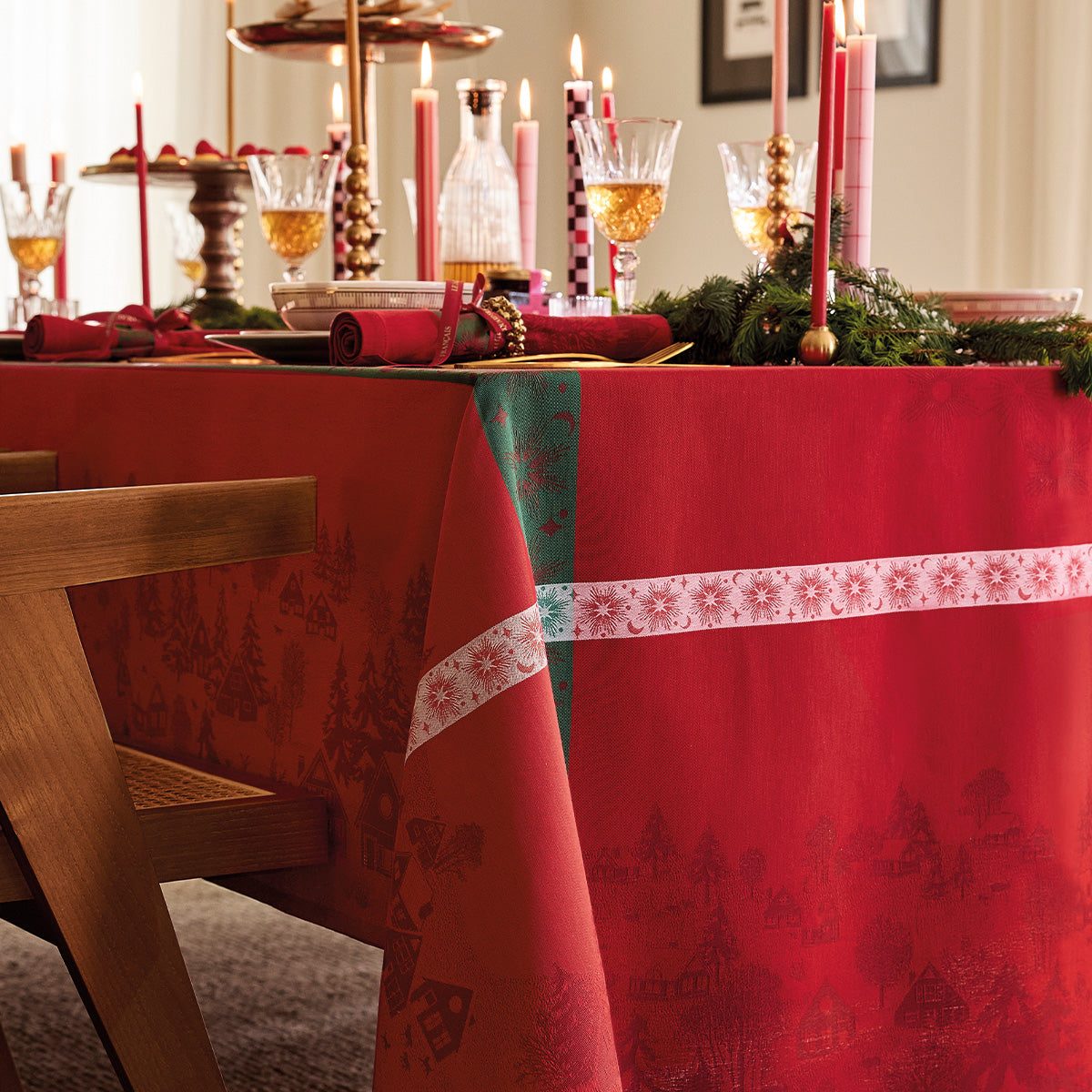 Sous les Étoiles - Cotton Tablecloths, Napkins, Placemats & Runners