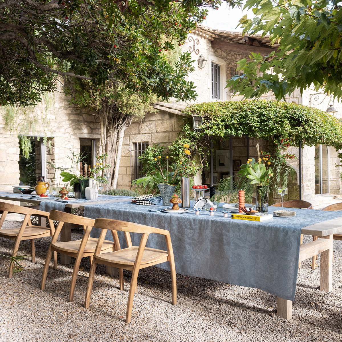 Tivoli - Linen Tablecloth, Runner, Placemats & Napkins