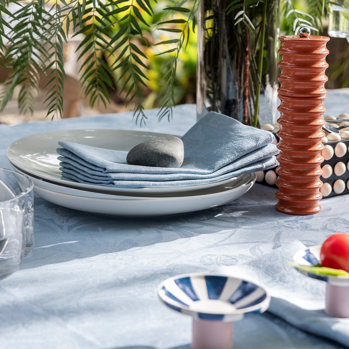 Tivoli - Linen Tablecloth, Runner, Placemats & Napkins