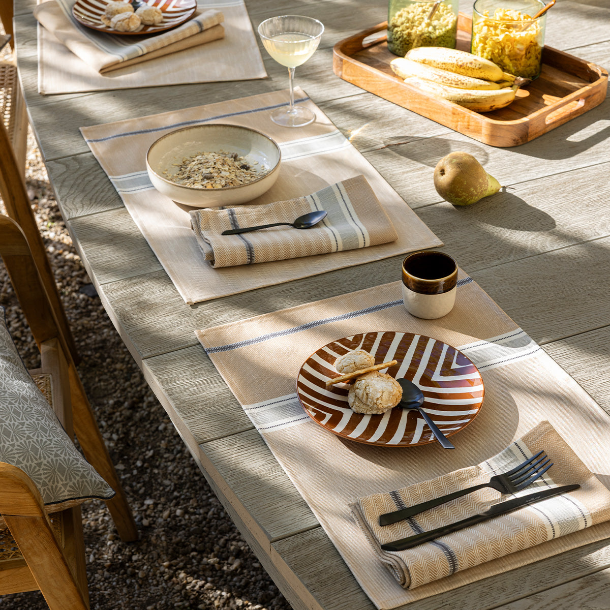 Dune - Cotton Tablecloths, Napkins & Runners