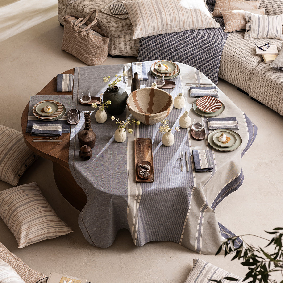Dune - Cotton Tablecloths, Napkins & Runners