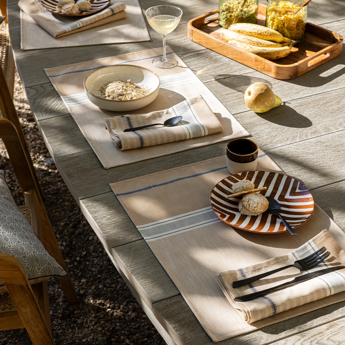 Dune - Cotton Tablecloths, Napkins & Runners