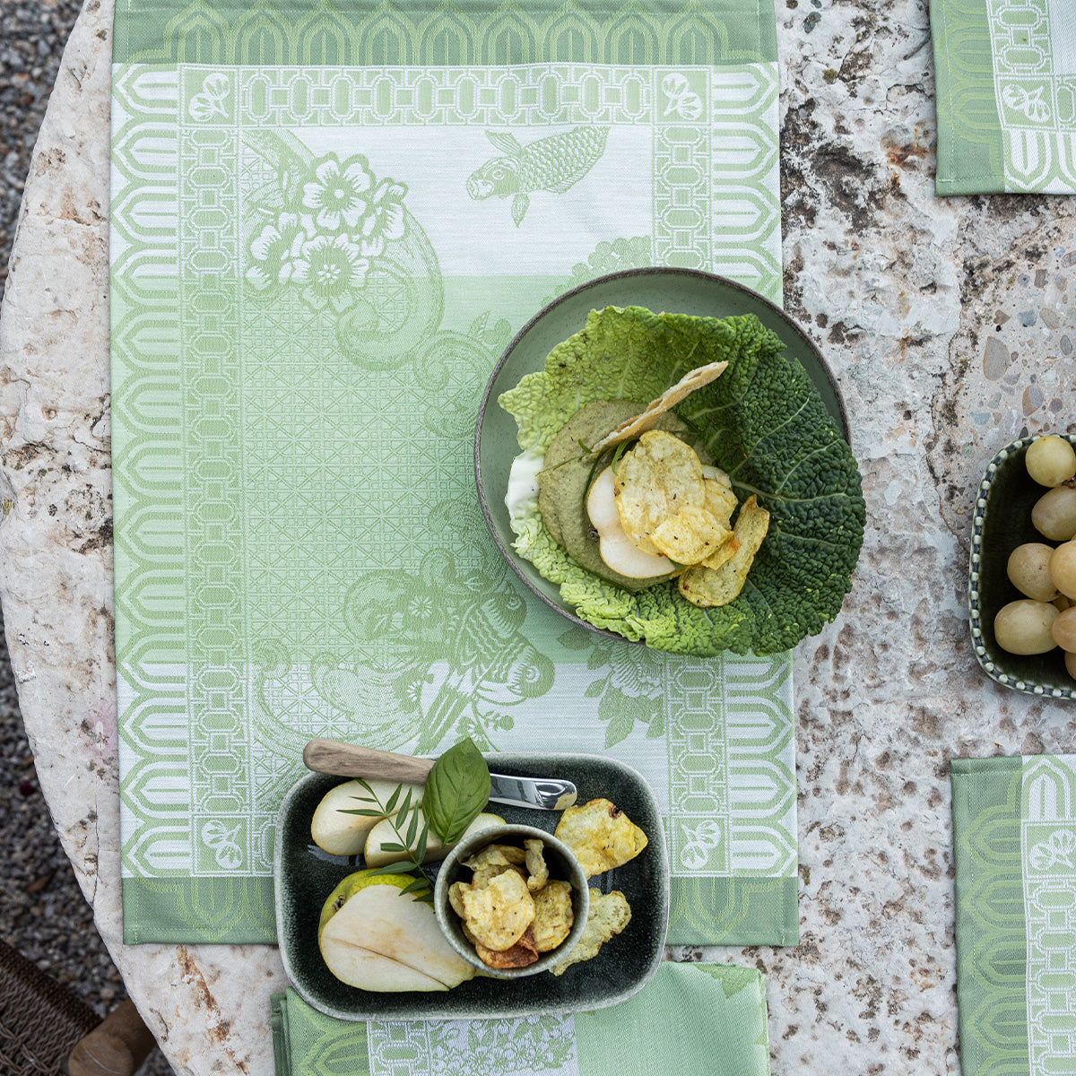 Promenade Imperiale - Cotton Tablecloths, Napkins & Runners