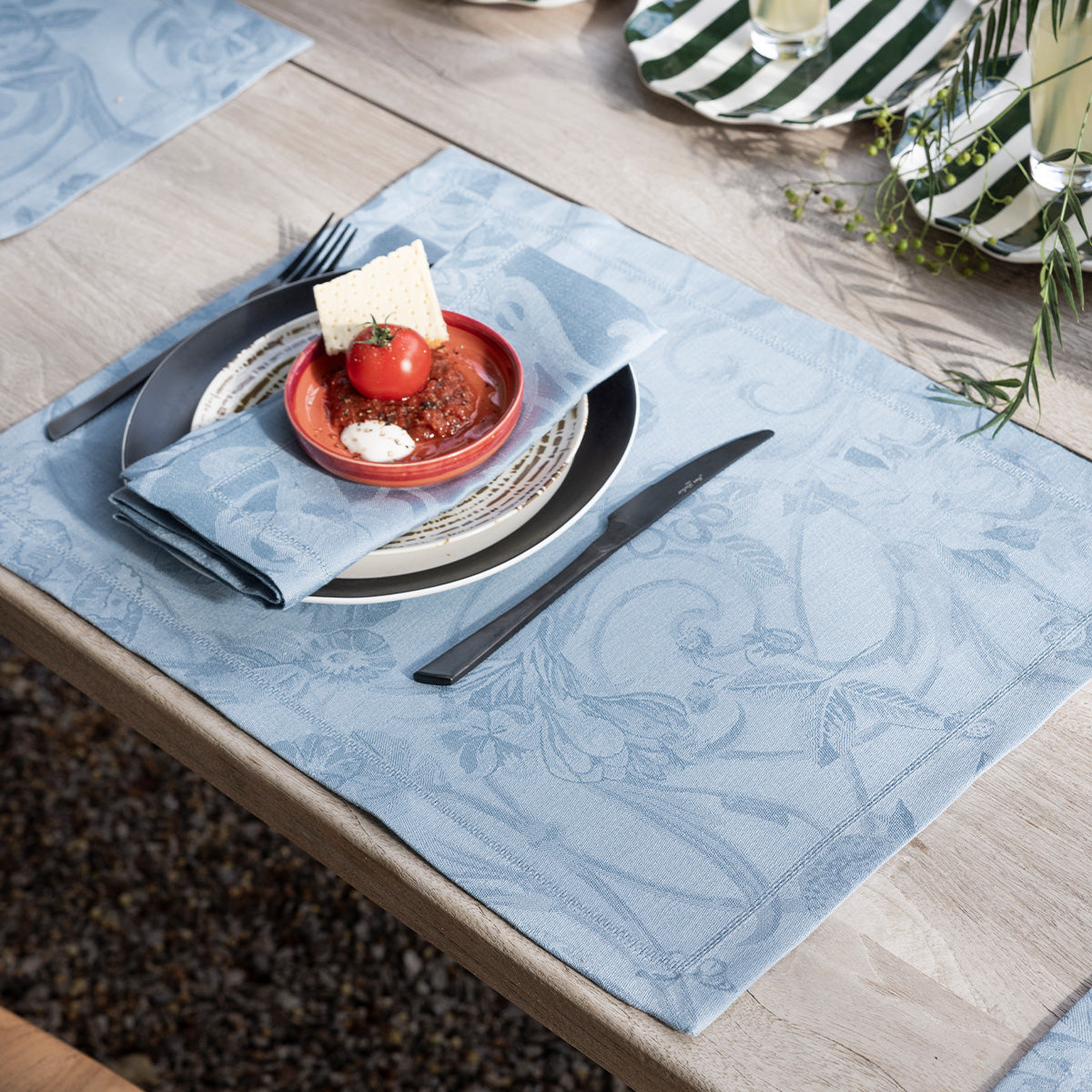 Tivoli - Linen Tablecloth, Runner, Placemats & Napkins