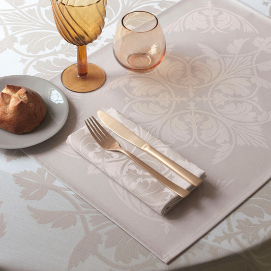 Syracuse Coated Cotton Tablecloth & Placemats