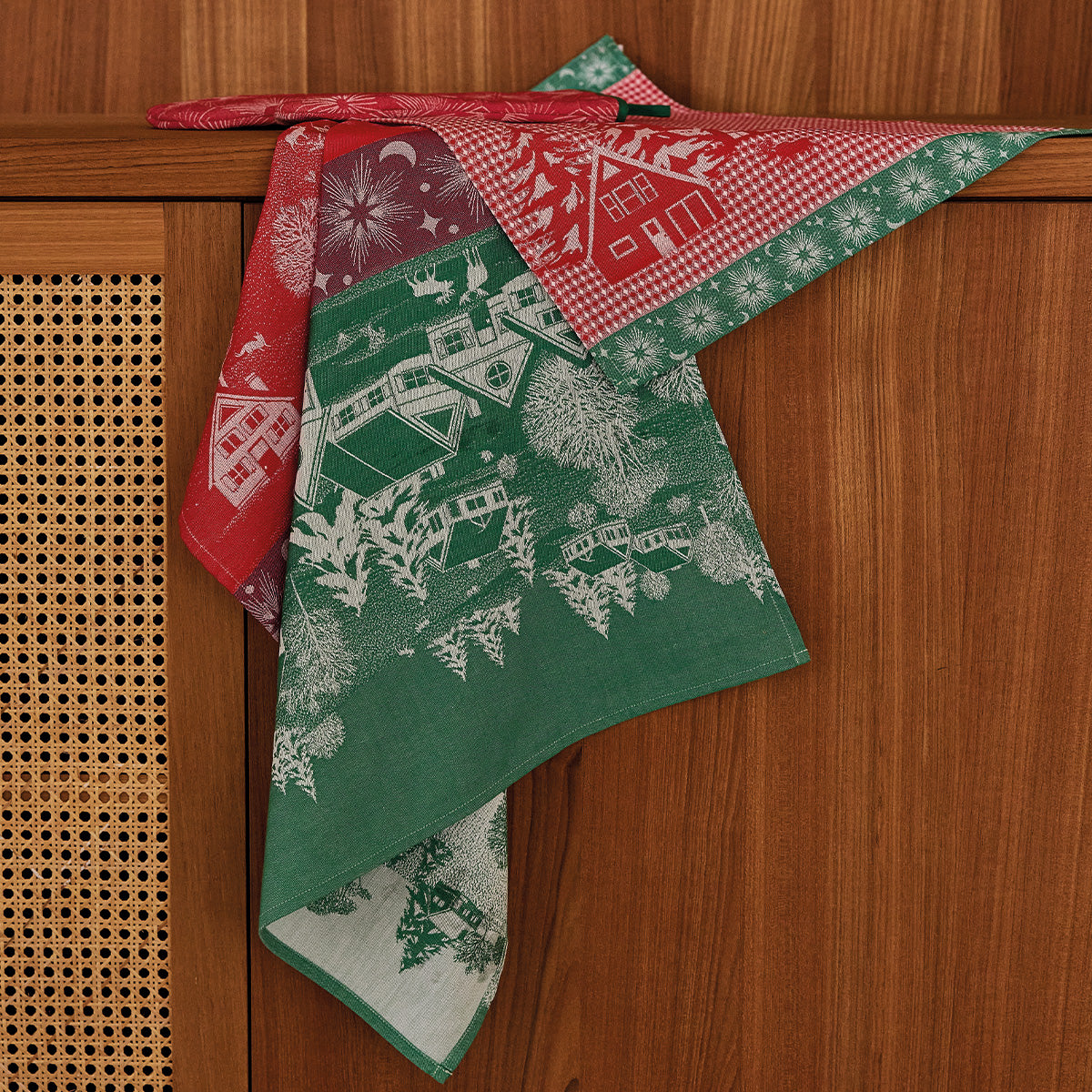 Sous Les Etoiles - Cotton Tea Towel (Holiday Collection)